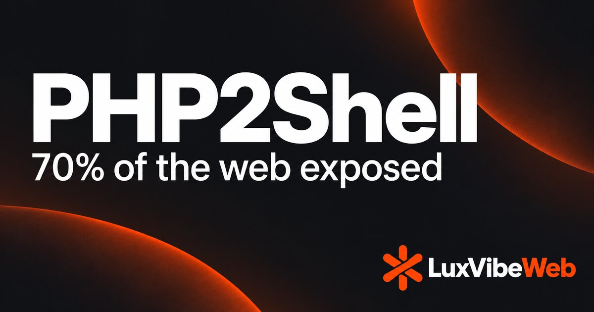 PHP2Shell critical PHP vulnerability October 2026