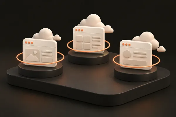 Conceptual illustration of independent workloads above a modern platform